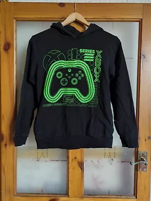 Buy Xbox 13-14 Years Black And Green Hooded Long Sleeve Jumper • 8.99£