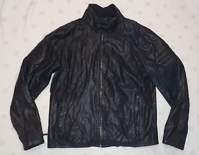 Buy G Star Branco PL Faux Leather Biker Jacket Size XL • 25£