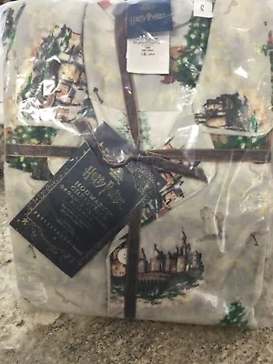 Buy POTTERY BARN TEEN Harry Potter Christmas Hogwarts Organic Flannel Pajamas-Small • 49.60£