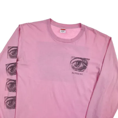 Buy Supreme X M.C. Escher Long Sleeve T Shirt Pink • 60£