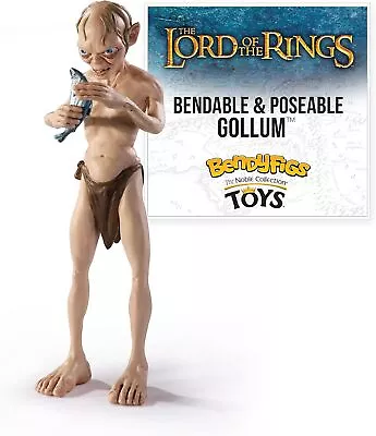 Buy The Noble Collection LoTR Bendyfigs Gollum - Officially Licensed 19cm 7.5 Inch L • 18.06£