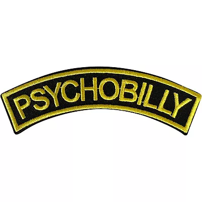 Buy Psychobilly Patch Iron Sew On Clothes Bag Rockabilly Punk Rock Embroidered Badge • 2.79£