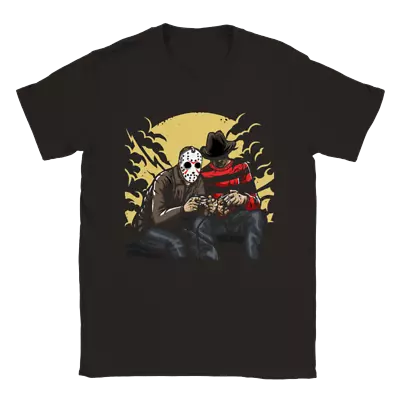 Buy Dark Games Halloween T Shirt Freddy Krueger Jason Voorhees Scary Horror Tee • 21.99£