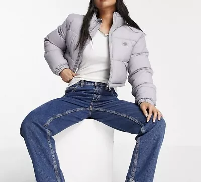 Buy Women’s Dickies Atlanta Cropped Lilac Puffer Jacket ASOS Exclusive Large • 60£