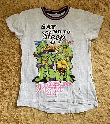 Buy Teenage Mutant Ninja Turtles Pyjama T-shirt Size 10/12 • 10£