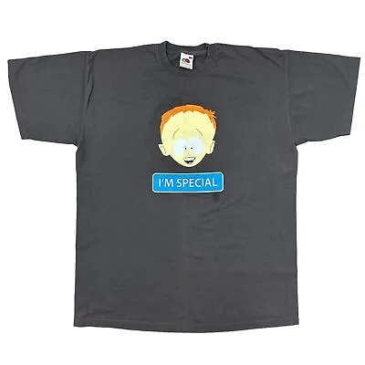 Buy South Park 2006 T-Shirt Timmy  Im Special  Graphic Print Grey Mens Medium • 39.99£