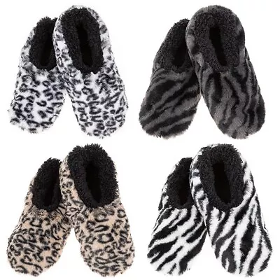 Buy Snoozies Slippers  Cosy Feet Coverings Style Wild Side Colours Assorted New • 14£