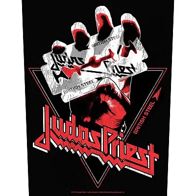 Buy Judas Priest British Steel Vintage Back Patch Official Heavy Metal Band Merch • 12.63£