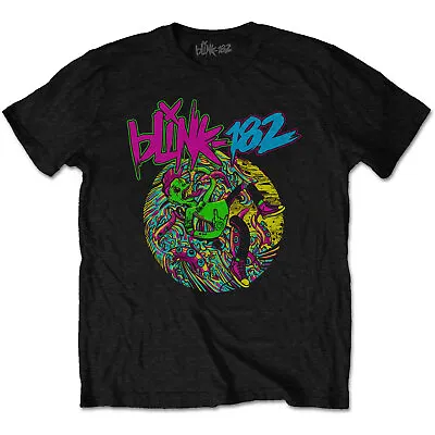 Buy Blink-182 T Shirt Overboard Event Officially Licensed Mens Black Pop Punk Rock • 11.90£