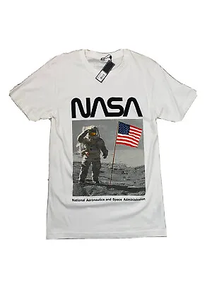 Buy NASA Astronaut Spaceman USA Official Mens T Shirt Mister Tee New With Tags Small • 12.99£