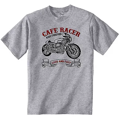 Buy Vintage Italian Motorcycle Moto Guzzi Cafe Racer 1000 - New Cotton T-shirt • 29.99£