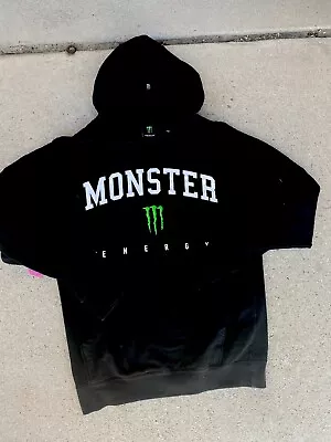 Buy Monster Energy Drink Hoodie Sz L Sweatshirt Unleash The Beast Logo • 47.24£