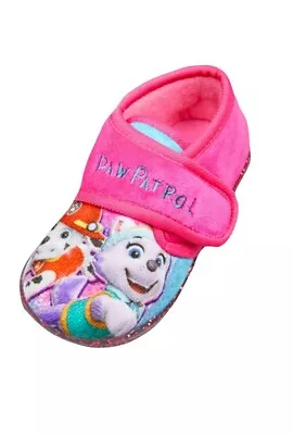 Buy Paw Patrol Girls Pink Easy Close Slippers - UK Child 5 • 10.99£