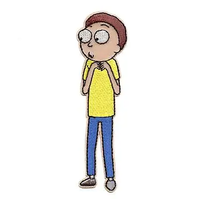 Buy Rick And Morty Derp Morty Patch Cartoon Network Animation Embroidered Iron On • 11.56£
