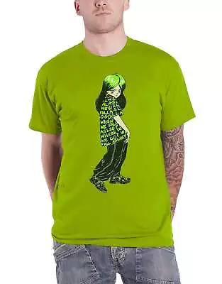 Buy Billie Eilish T Shirt Billie Eilish New Official Unisex Lime Green • 16.95£