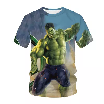 Buy The Hulk Bruce 3d Print T-shirts Men Women Fashion Summer Short Sleeve Tee Tops • 16.79£