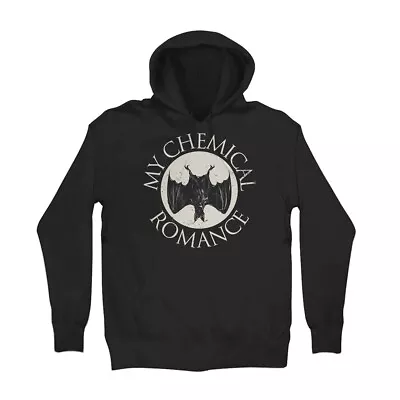 Buy MY CHEMICAL ROMANCE - BAT BLACK Hooded Sweatshirt Small • 43.81£