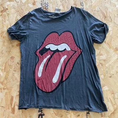 Buy The Rolling Stones T Shirt Grey Medium M Mens Music Band Graphic • 8.99£