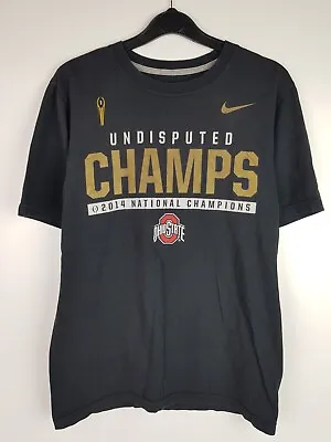 Buy UNDISPUTED CHAMPS  OHIO STATE  T-shirt Size Small Men`s Black US Pro Sports • 5.99£