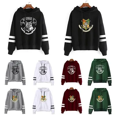 Buy Kids/adult Harry Potter Hogwarts Hoodies Sweatshirt Hooded Top Jumper Xmas Gifts • 13.98£
