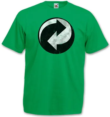 Buy RECYCLING SYMBOL T-SHIRT - Green Point Arrow The Recycle Big Punkt Bang TBBT • 21.54£