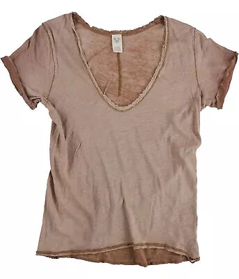 Buy Free People Womens Saturday Basic T-Shirt, Brown, Medium • 38.57£