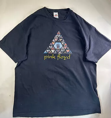 Buy Vintage Pink Floyd Triangle Album Covers Mens 2005 Band T Shirt XL • 19.99£