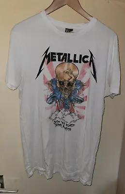 Buy Metallica T Shirt Size L 2016 Soon You Please Their  Appetite Thrash Metal Rock • 17.99£