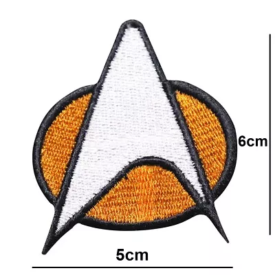 Buy Star Trek Communicator Iron Or Sew On Patch Embroidered Applique Badge Logo. • 2.99£