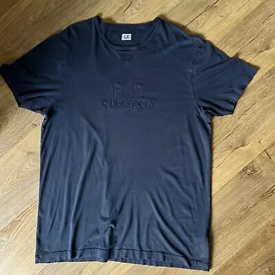 Buy CP Company T Shirt Navy Logo - Size 2XL XXL • 29.40£