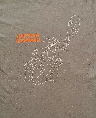 Buy Captain Caveman Hanna Barbra Vintage Gildan Cotton T-Shirt Pit To Pit 17.5  • 14.95£