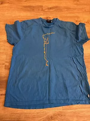 Buy Mountain Equipment Light Blue T Shirt Large • 7£