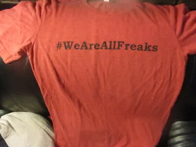 Buy Red AMERICAN HORROR STORY Freak Show #WeAreAllFreaks  T Shirt Small Tri Blend FX • 12.28£