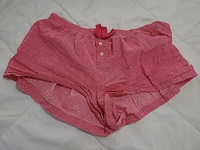 Buy Mix & Co Pajama PJ Elastic Shorts Size M  Pink Dots • 4.79£