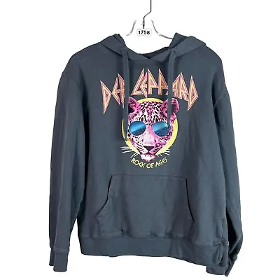 Buy Def Leppard Womens Size Medium Rock Of Ages Hoodie Sweatshirt • 18.99£