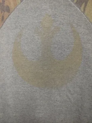 Buy Disney Parks Star Wars Rebel Alliance 2xl Mens Gray Double-sided Logo Tshirt • 18.94£