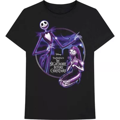 Buy Nightmare Before Christmas Purple Graveyard Official Tee T-Shirt Mens • 15.99£