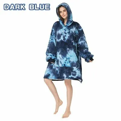 Buy Hoodie Blanket Oversized Big Hooded Ultra Plush Sherpa Giant Sweatshirt Blanket • 14.99£