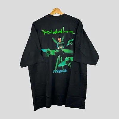 Buy Vintage Batman Forever T-Shirt 1995 Riddler Graphic Print Deadstock Movie 90s XL • 299.95£