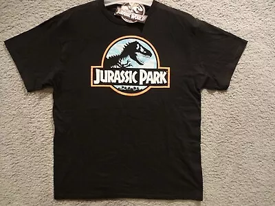 Buy Jurassic Park World T Shirt Universal Studios Black Large Print  XL NWT • 18£