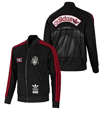 Buy New Adidas Originals StarWars Darth Vader Force Track Hoodie Jacket V33808 • 132.60£