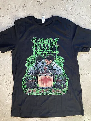 Buy Napalm Death T Shirt, Grindcore, Escuela Grind, Lock Up, Brutal Truth, Carcass • 16.22£