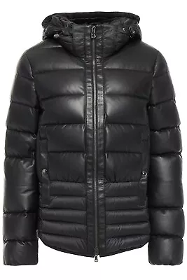 Buy BOGNER Sophie Quilted Leather Hooded Down Jacket Ski Jacket ML EU 40 US 10 1 • 699£