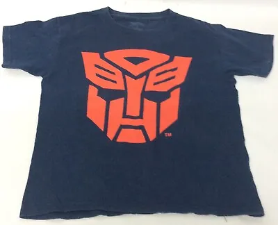 Buy Child’s Transformers Blue With Red Logo Short Sleeved T-shirt • 2£