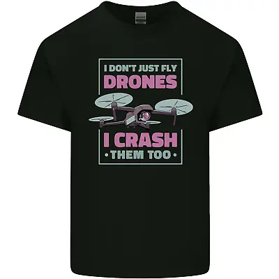 Buy I Crash Them Too Funny Drone Pilot Mens Cotton T-Shirt Tee Top • 10.22£