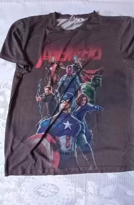 Buy Marvel Avengers Age Of Ultron T-Shirt, Black. Size X Large • 2£