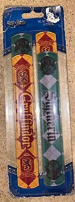 Buy Harry Potter Slap Bracelets Rulers 4 Pack Slytherin Gryffindor Nostalgia • 3.84£
