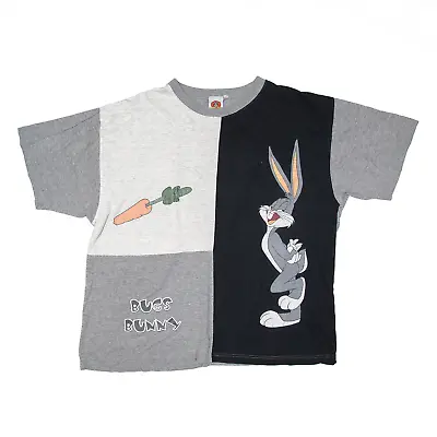 Buy LOONEY TUNES Bugs Bunny T-Shirt Grey Short Sleeve Mens M • 14.99£
