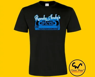 Buy Funny Tee Tshirt Randy Andy Blue Film Movie Mens Clem Wear Retro Silly Video • 14.99£
