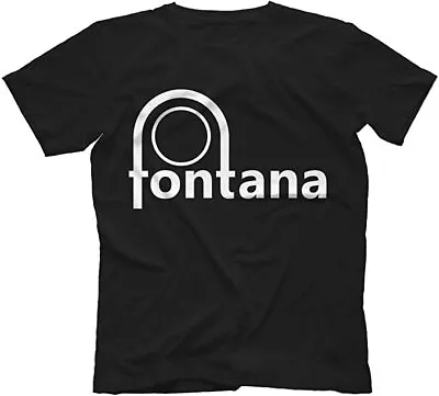 Buy FONTANA RECORDS Logo T-Shirt: LARGE Mens/Unisex Jimmy Page/Tears For Fears/James • 15£